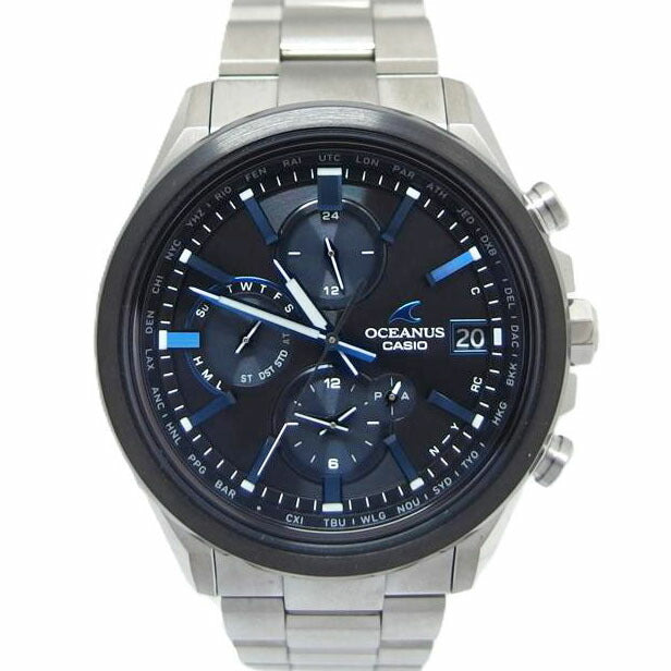 CASIO カシオ/オシアナス クラシックライン/チタン/アナログソーラー/OCW-T4000A-1AJF//211********/Aランク/04