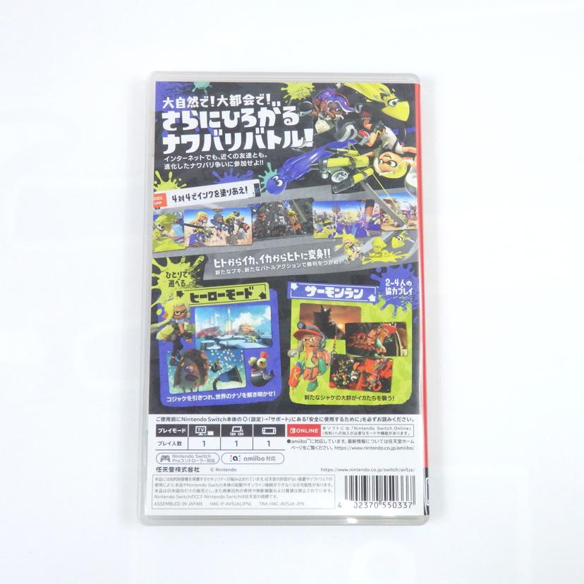 Nintendo 任天堂/Switchソフト スプラトゥーン3//ABランク/25