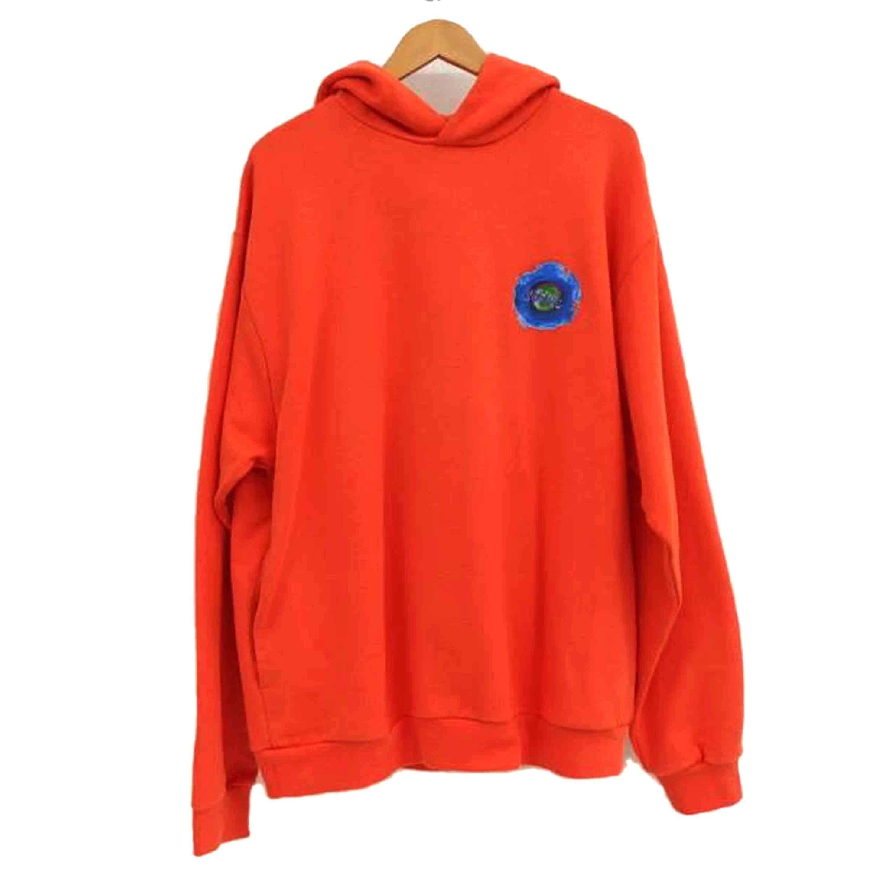 MARNI オレンジロゴ ホワイトパーカー MARNI（マルニ） グラフィックロゴ プルオーバー パーカー FUMU0067PD