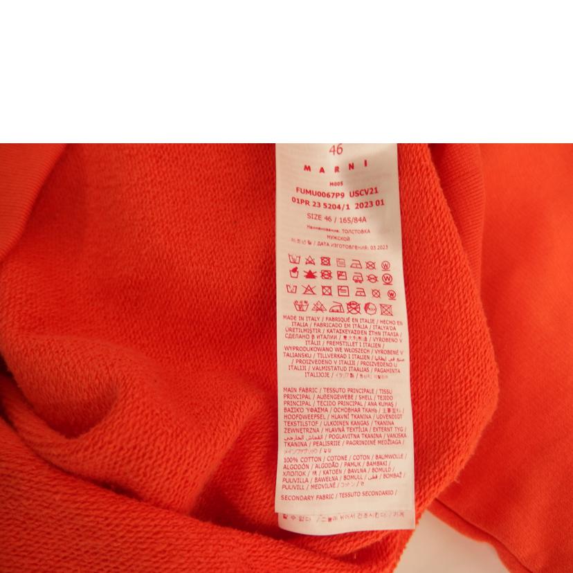 MARNI マルニ/MARNIパーカー/オレンジ/胸ロゴ/バックロゴ/FUMU0067P9//Aランク/82
