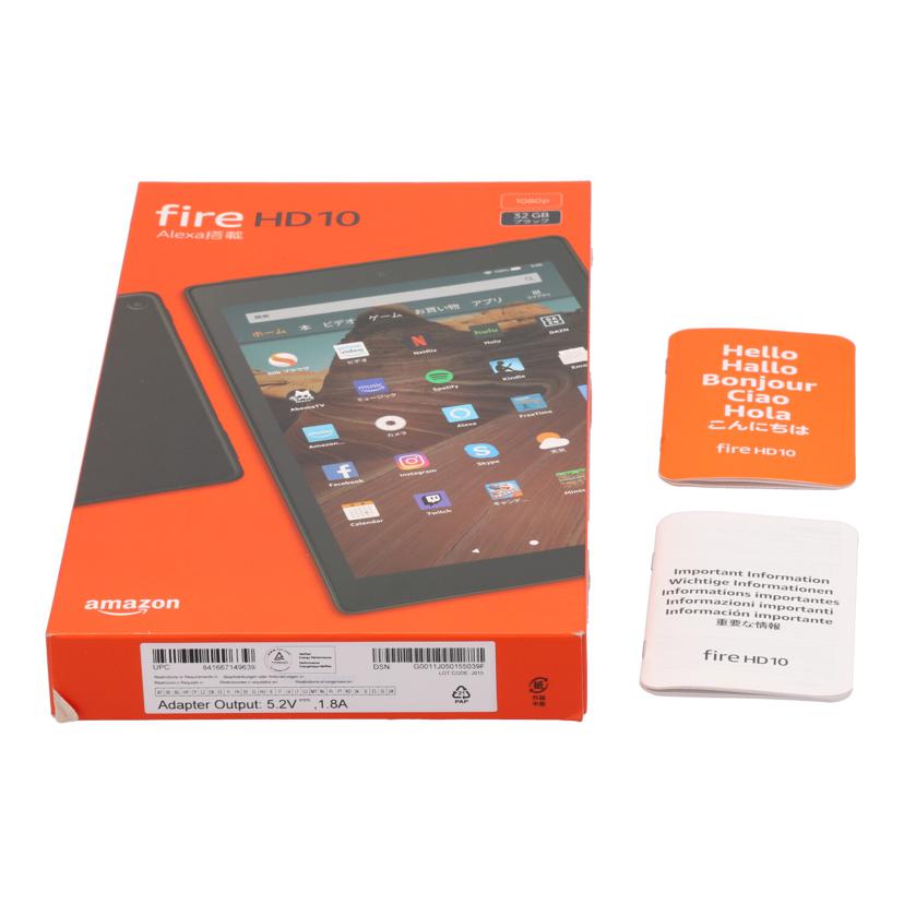 Amazon アマゾン/fire HD 10 32GB 2019/M2V3R5//G0011J050155039F/Bランク/77