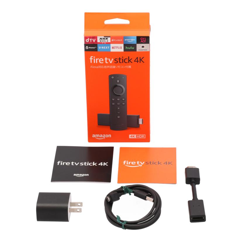 Amazon アマゾン/Fire TV Stick 4K(第1世代 2018)/E9L29Y//G070VM1594730KHU/Bランク/77