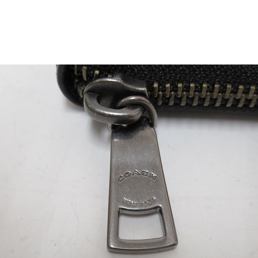 COACH/ラウンドファスナー長財布/レザー/F58113//M18**/Aランク/63