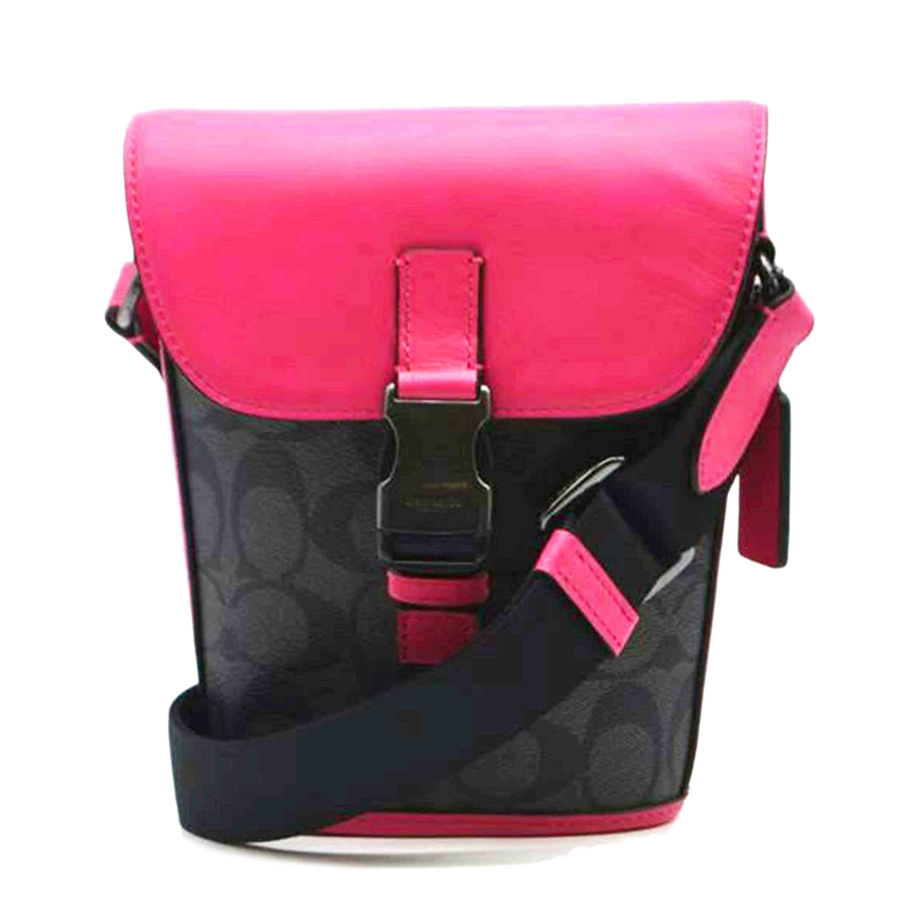 COACH コーチ/シグネチャートラックスモールスムースカーフレザーショルダー/C3134//A22**/SAランク/89