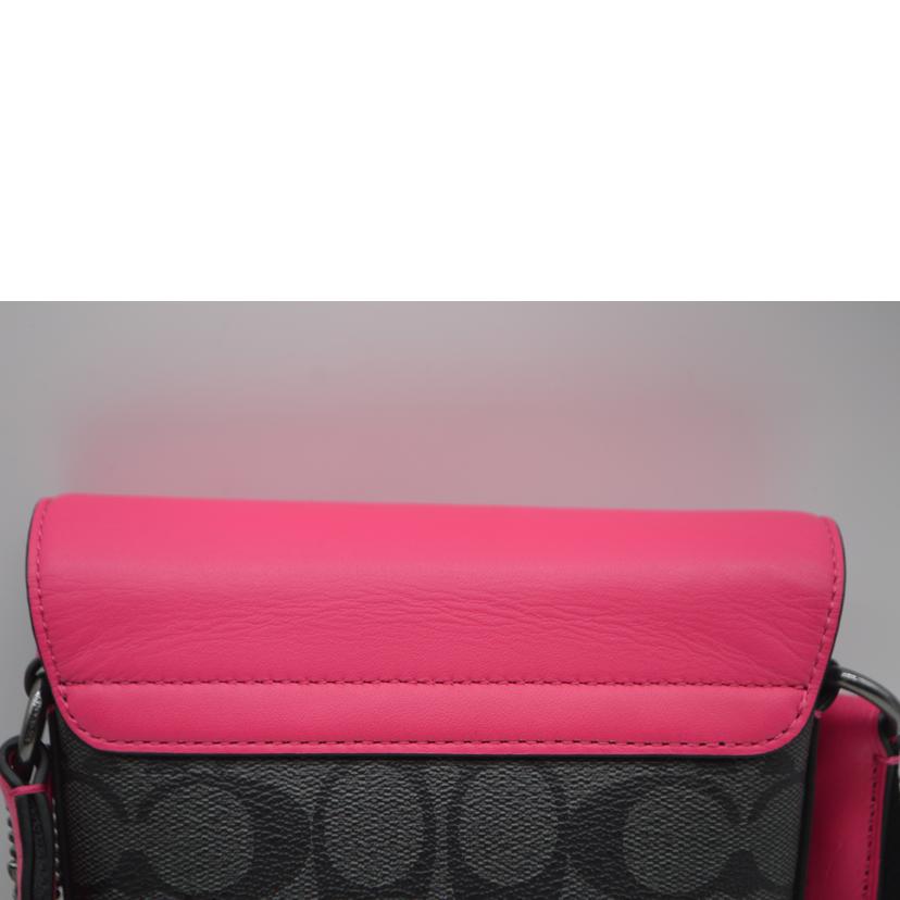 COACH コーチ/シグネチャートラックスモールスムースカーフレザーショルダー/C3134//A22**/SAランク/89