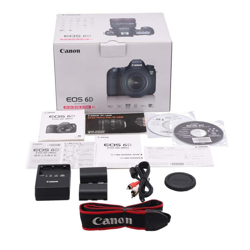 Canon キヤノン /デジタル一眼 Lレンズキット/EOS 6D 24-70mmL レンズキット//011052001256/Bランク/77