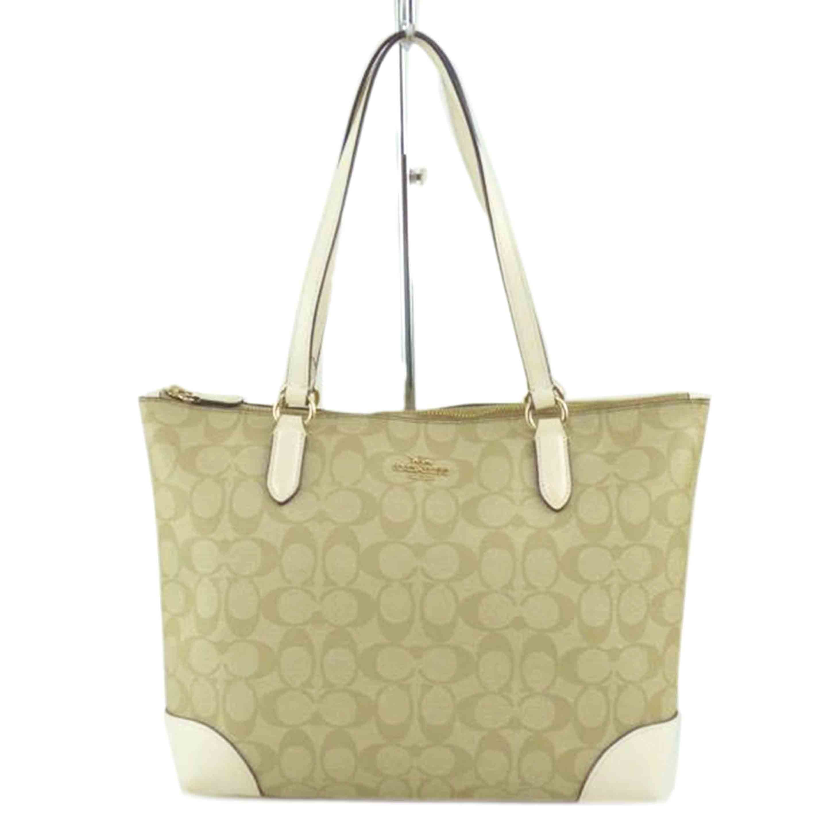 COACH コーチ/シグネチャーPVCレザートート/F29208//E18**/Bランク/64