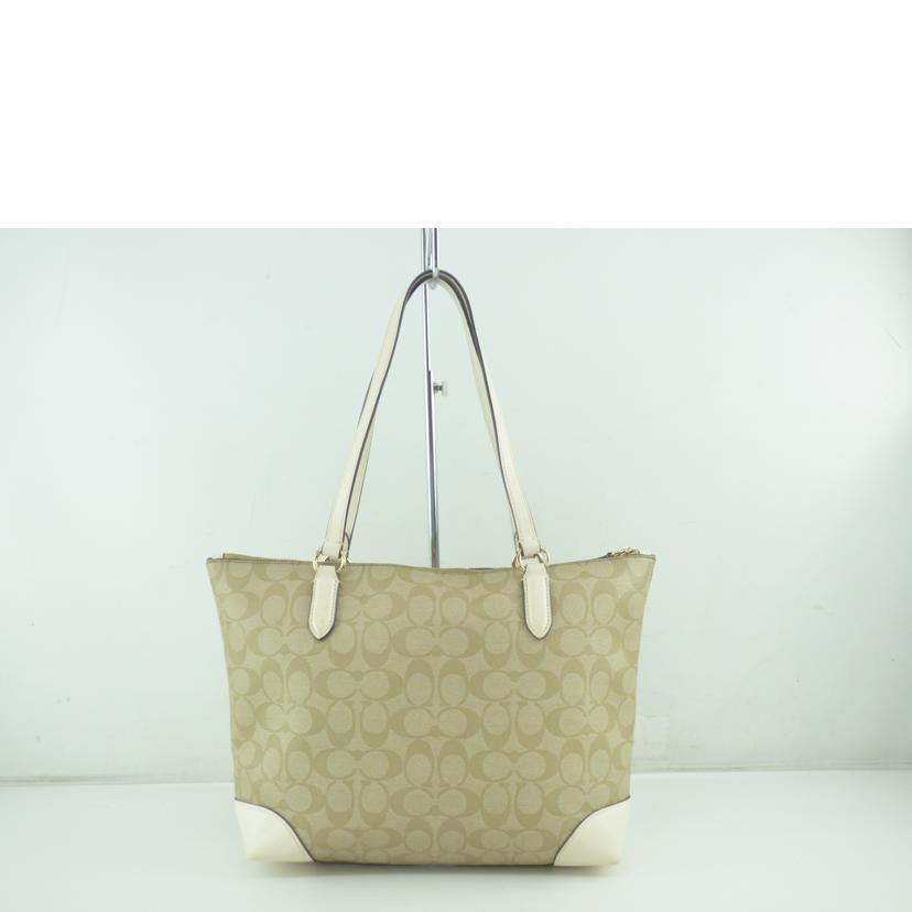 COACH コーチ/シグネチャーPVCレザートート/F29208//E18**/Bランク/64