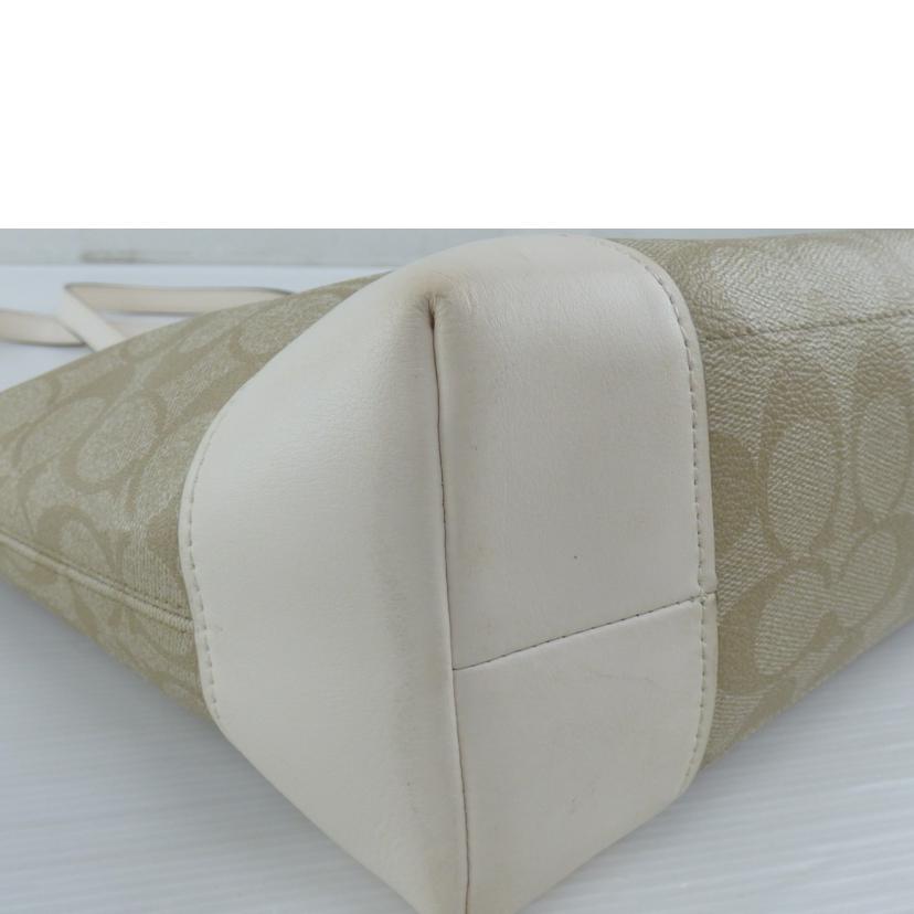 COACH コーチ/シグネチャーPVCレザートート/F29208//E18**/Bランク/64