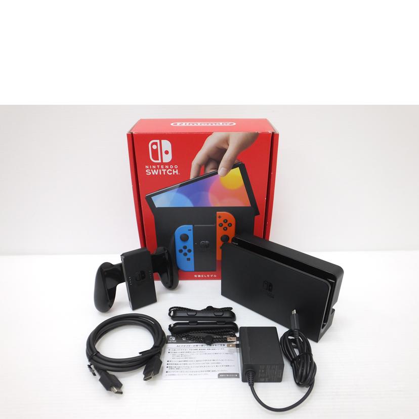 nintendo 任天堂/有機ELスイッチ本体ネオンブルー/レッド/HEG-S-KABAA//XTJ70981316636/ABランク/88