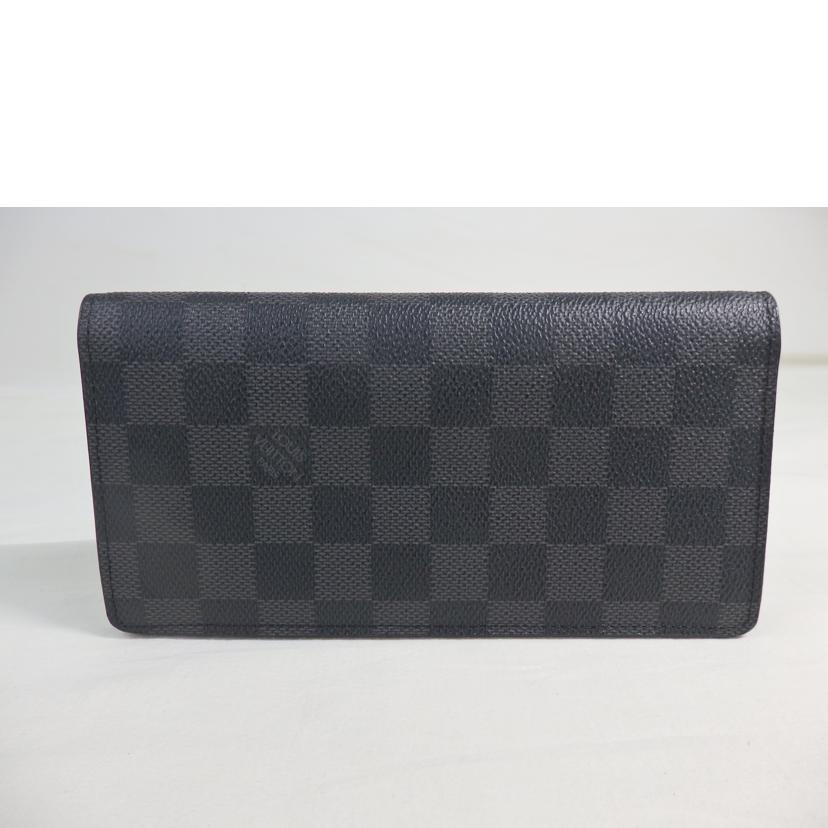 LV ルイヴィトン/ポルトフォイユ・ブラザ/ダミエ・グラフィット/N62665 //TA0***/Aランク/84