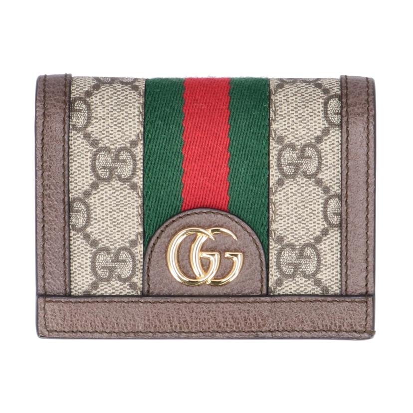GUCCI グッチ/オフディアGGスプリームシェリーラインコンパクトウォレット/52315//095*/Aランク/91