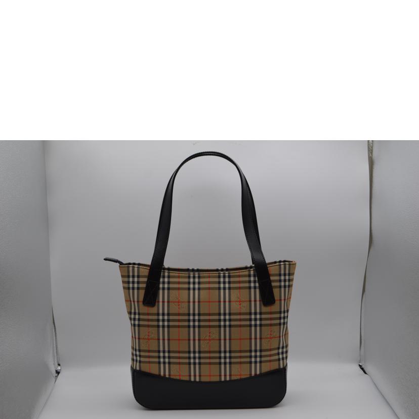 Burberrys バーバリーズ/ノバチェックキャンバスレザートート/KU 024 BC 09//Aランク/89