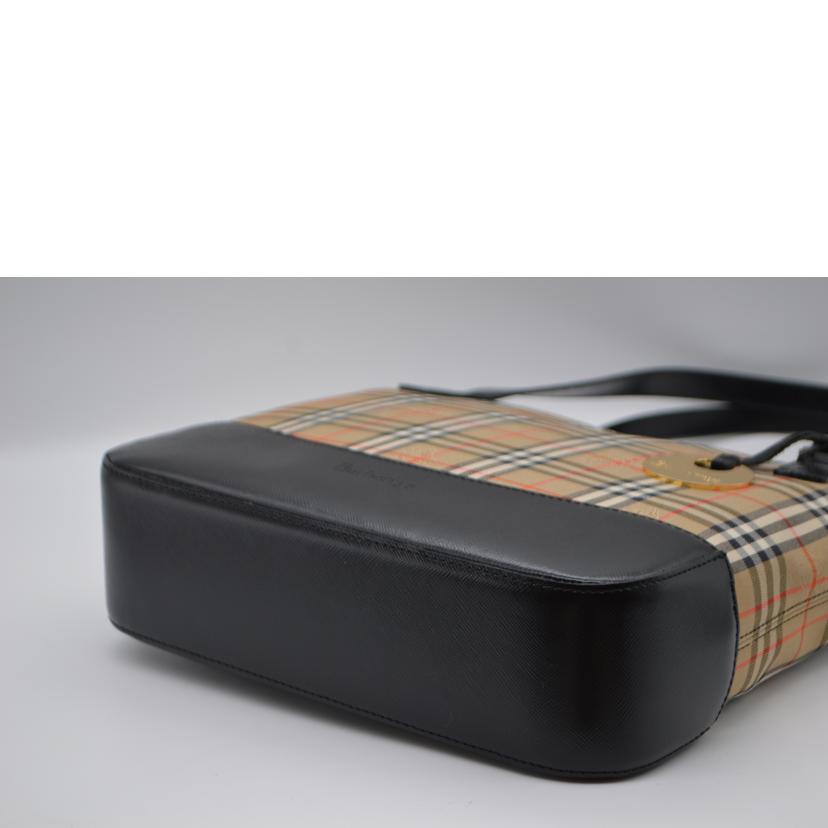 Burberrys バーバリーズ/ノバチェックキャンバスレザートート/KU 024 BC 09//Aランク/89