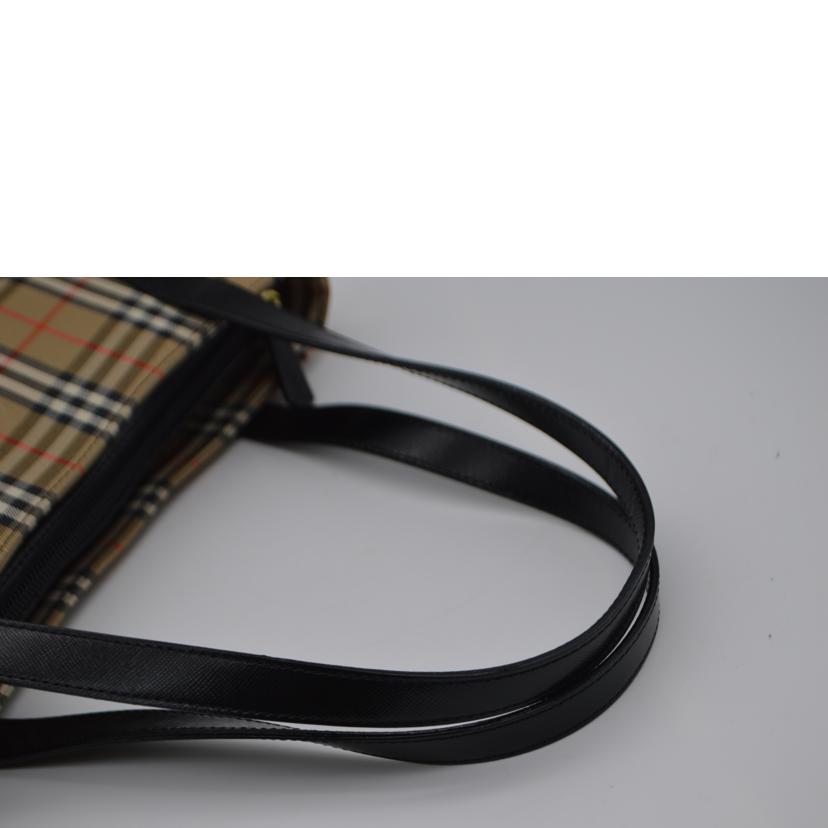 Burberrys バーバリーズ/ノバチェックキャンバスレザートート/KU 024 BC 09//Aランク/89