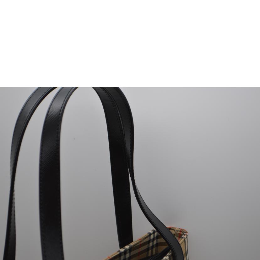 Burberrys バーバリーズ/ノバチェックキャンバスレザートート/KU 024 BC 09//Aランク/89