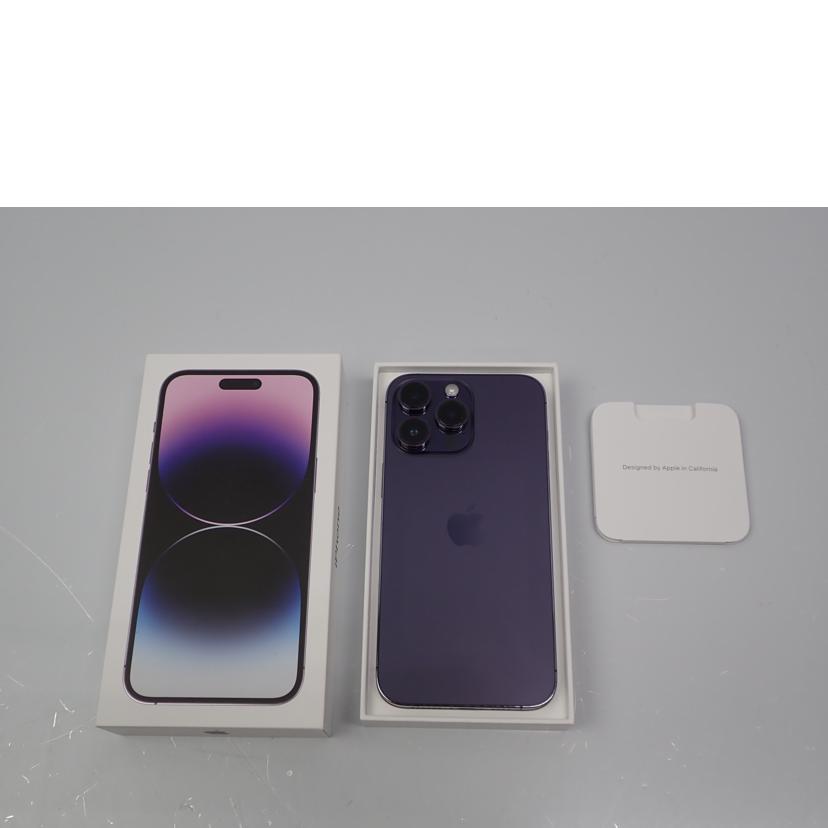 Apple Apple/iPhone14 Pro Max 256GB/MQ9E3J/A//HY491RH9C6/Bランク/62