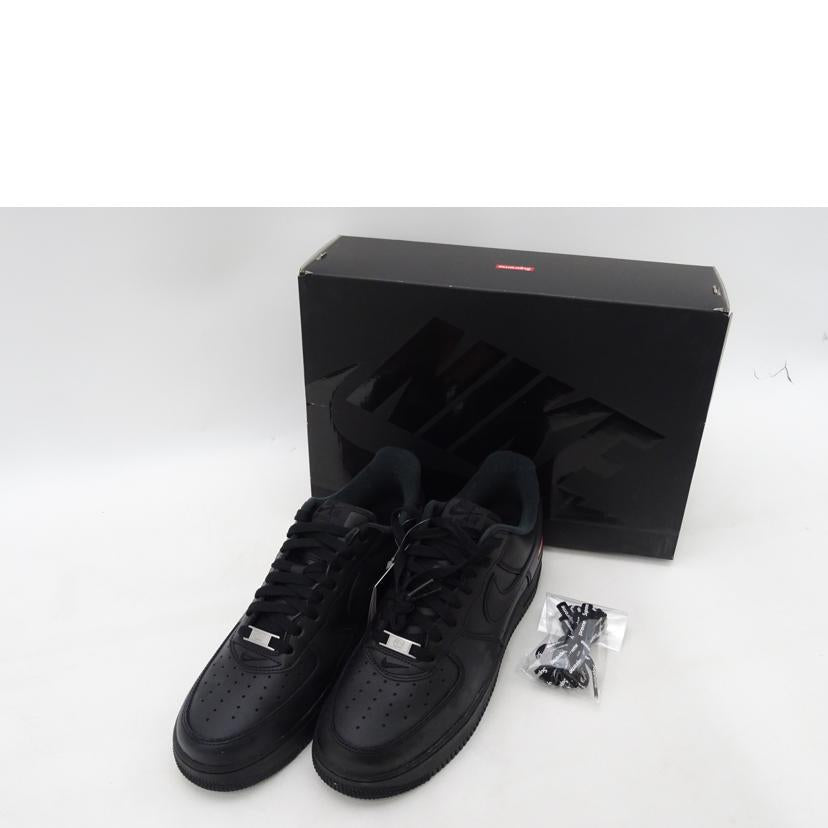 NIKE×Supreme ナイキ×シュプリーム/Supremeエアフォース1LOW/BK/CU9225-001//Sランク/69