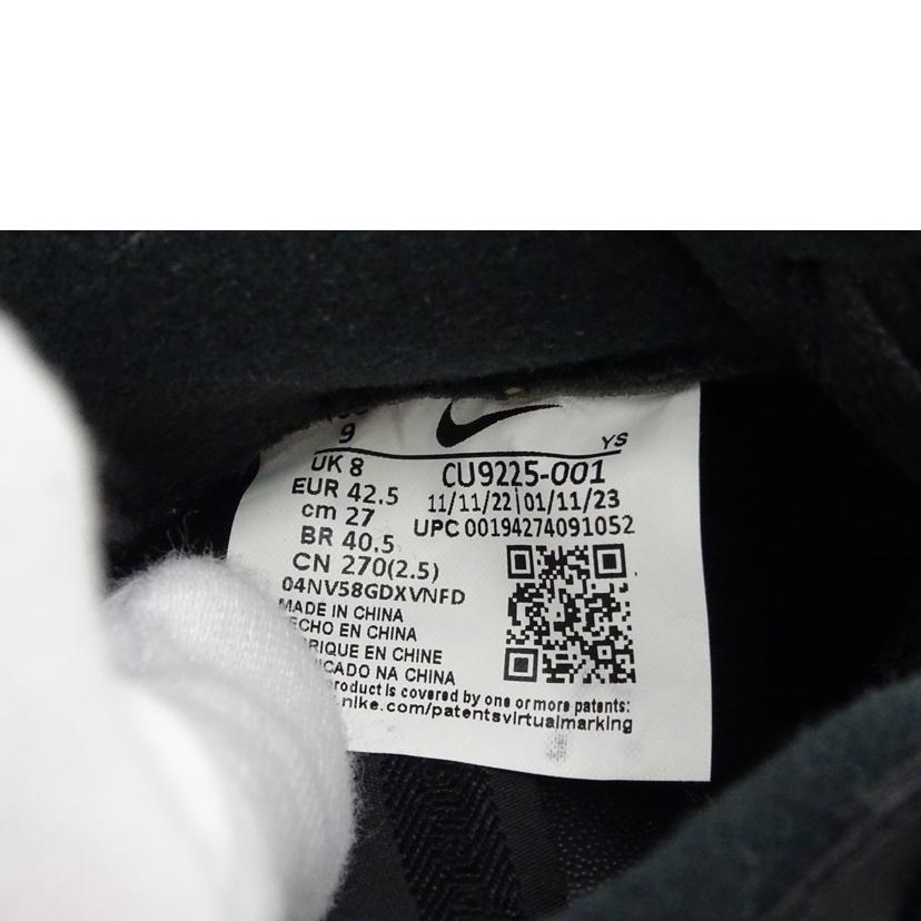 NIKE×Supreme ナイキ×シュプリーム/Supremeエアフォース1LOW/BK/CU9225-001//Sランク/69