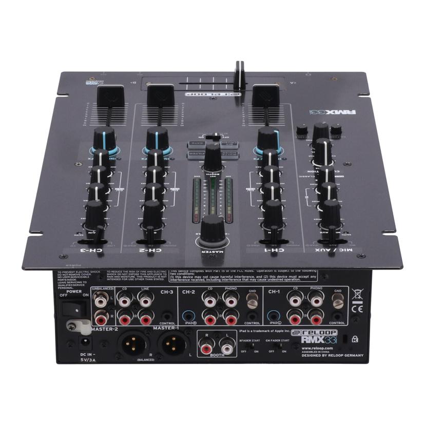 RELOOP リループ/タブレット対応DJミキサー/RMX33i//G170600393G/Bランク/78