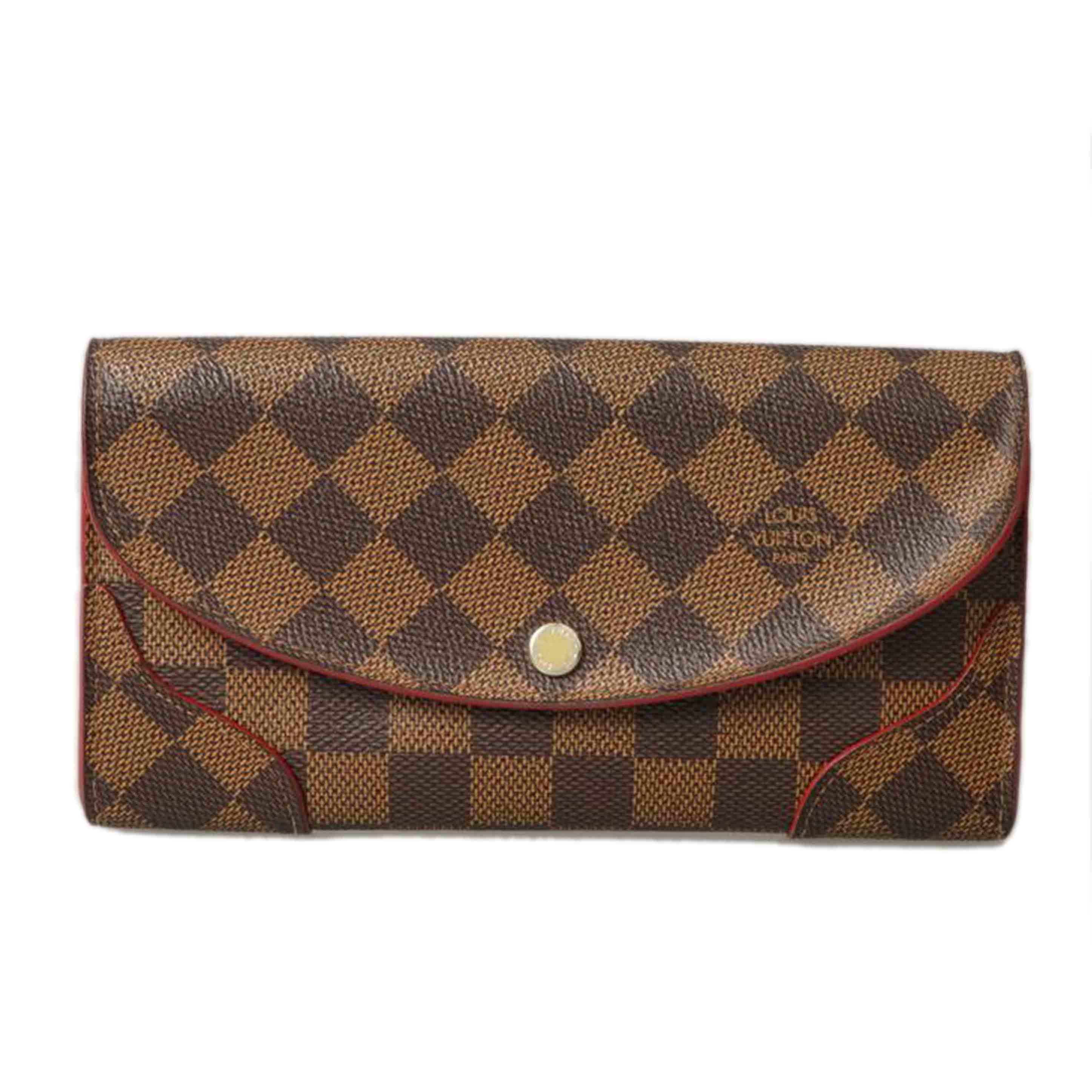 LV ルイ・ヴィトン/ポルトフォイユ・カイサ/ダミエ/エベヌ/N61221//CA1***/Bランク/76