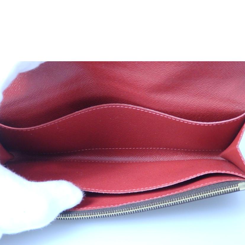 LV ルイ・ヴィトン/ポルトフォイユ・カイサ/ダミエ/エベヌ/N61221//CA1***/Bランク/76