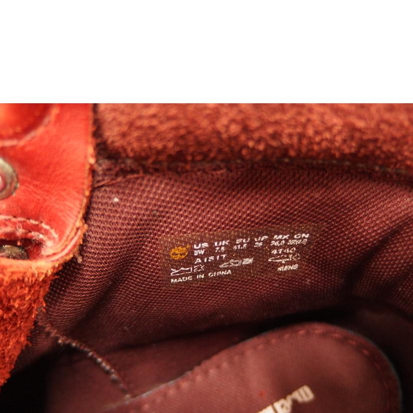 Timberland ティンバーランド/Timberland レースアップブーツ/レッド/A151T 4140//Cランク/82