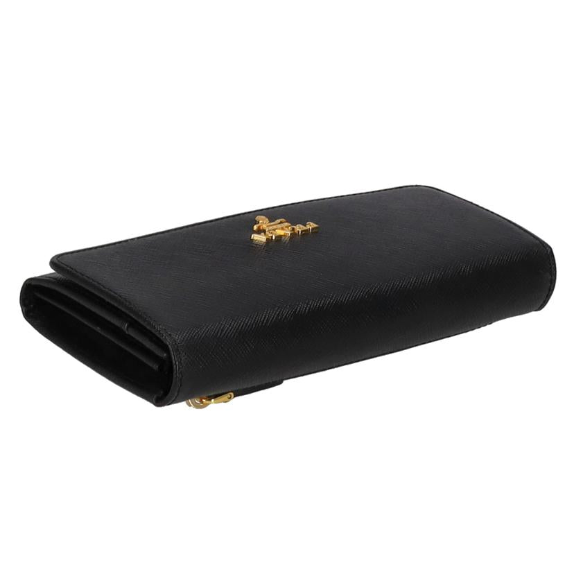 PRADA プラダ/サフィアーノフラップウォレット/パスケース付/1MH132//Aランク/91