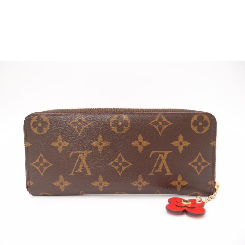 LOUIS VUITTON/ポルトフォイユ・クレマンス/モノグラム/レッド/M62940//GI3***/ABランク/69