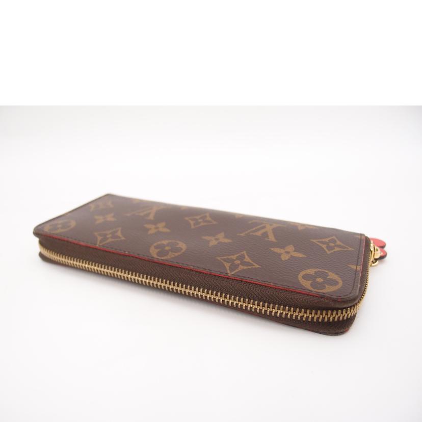 LOUIS VUITTON/ポルトフォイユ・クレマンス/モノグラム/レッド/M62940//GI3***/ABランク/69