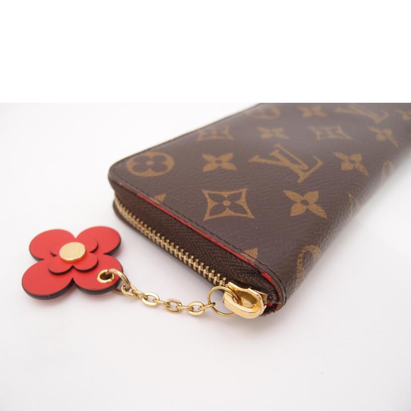 LOUIS VUITTON/ポルトフォイユ・クレマンス/モノグラム/レッド/M62940//GI3***/ABランク/69