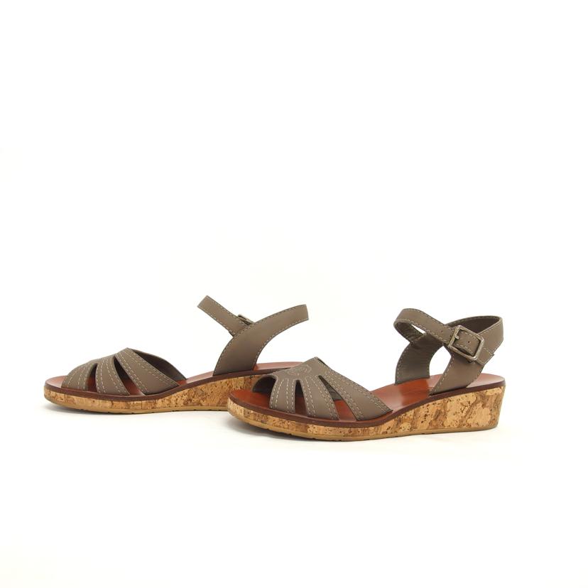 CHANEL シャネル/カーフ ウェッジソールサンダル/ブラウン/37/G31695//23.*****/ABランク/04