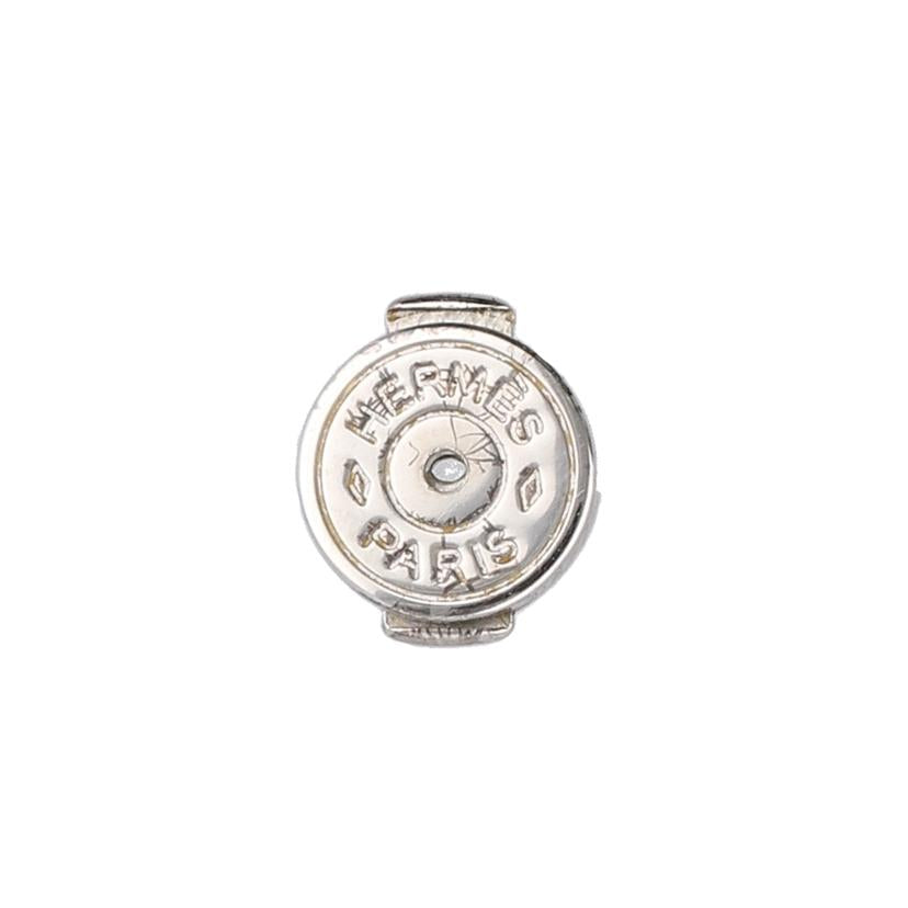 HERMES エルメス/Hロゴ スタッドピアス//Aランク/24