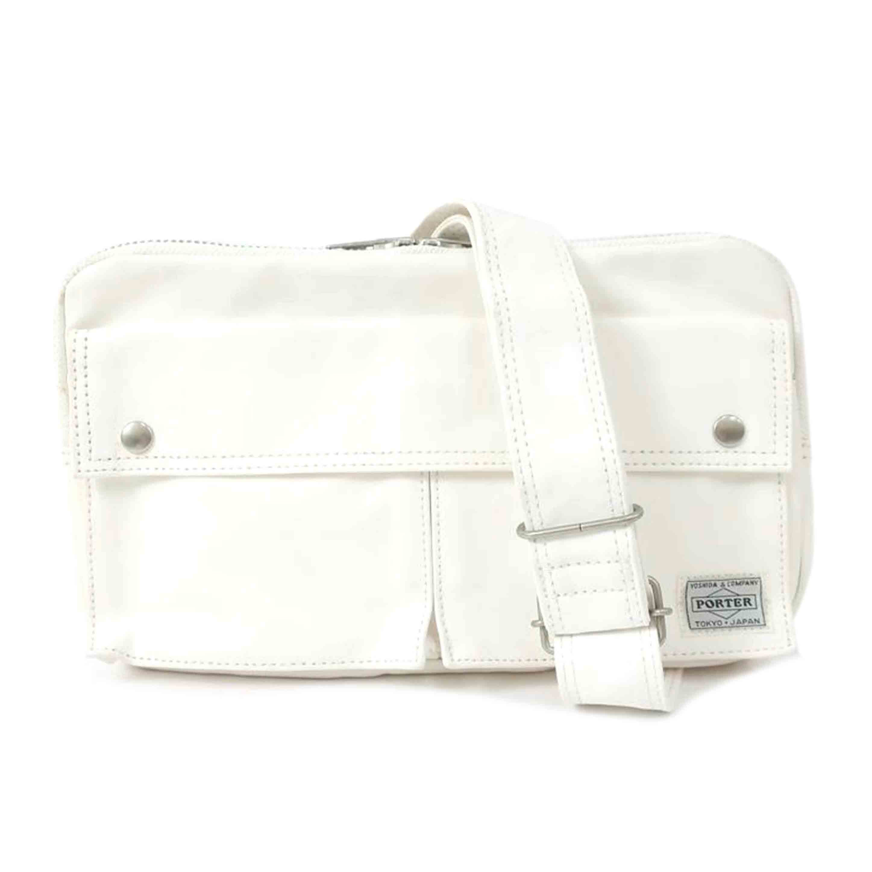 PORTER ポーター/ショルダーバッグ ホワイト 薄型//ABランク/65