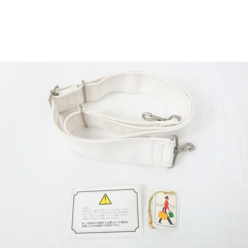 PORTER ポーター/ショルダーバッグ ホワイト 薄型//ABランク/65