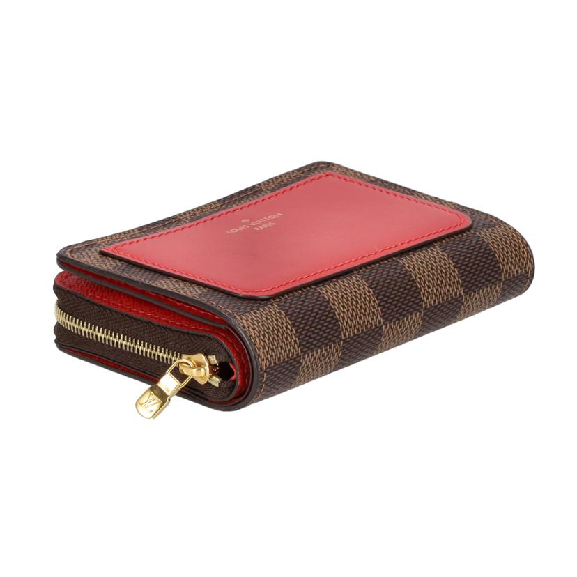 LOUIS VUITTON ルイヴィトン/ポルトフォイユ・ルー/ダミエ/ルージュ/N60500//RFI*/Aランク/91