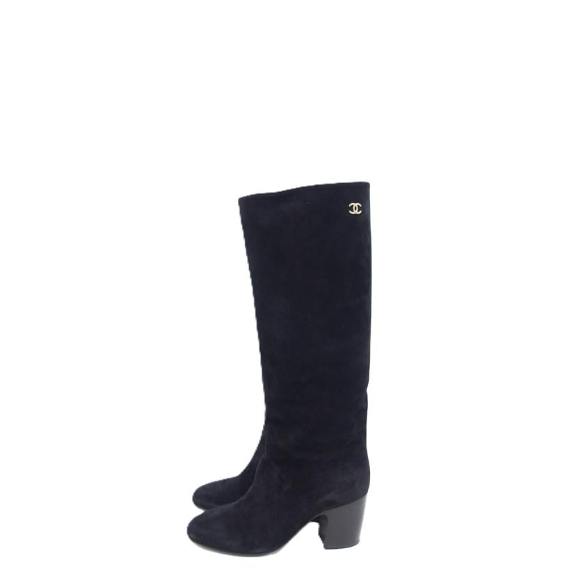CHANEL シャネル/ココマーク スエードロングブーツ/37 1/2/G32212//約24******/ABランク/04