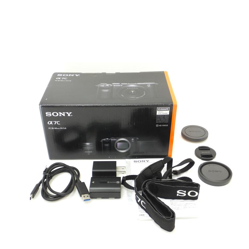 SONY ソニー/α7Cミラーレス1眼レンズセット/ILCE-7C//3051046/ABランク/88