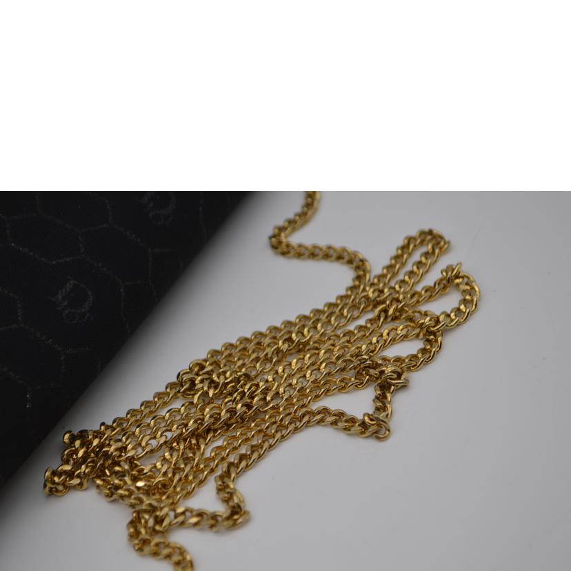 Christian Dior クリスチャンディオール/ハニカムキャンバスロゴチェーンショルダー//ABランク/89