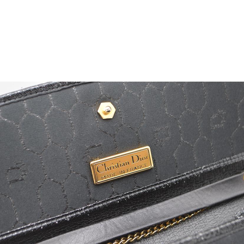 Christian Dior クリスチャンディオール/ハニカムキャンバスロゴチェーンショルダー//ABランク/89