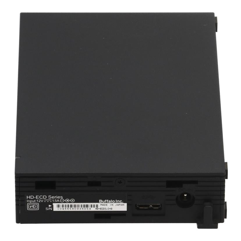 BUFFALO バッファロー /外付けHDD 3TB/HD-ECD3.0-B//10466580936059/Bランク/62