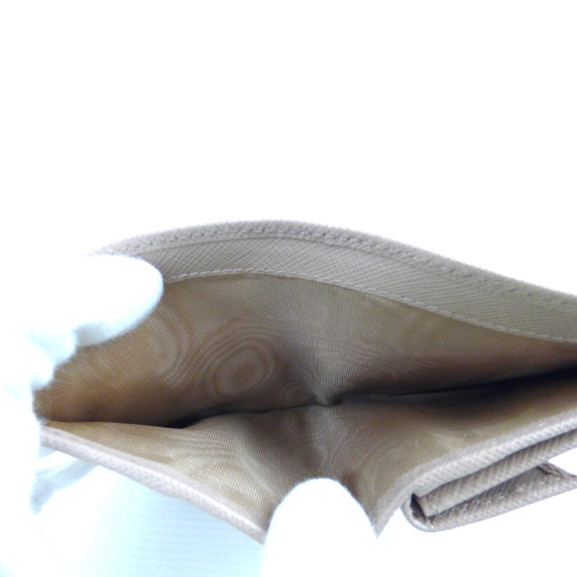 PRADA プラダ/サフィアーノ/レザー2つ折りコンパクト財布/1MV204//Aランク/64