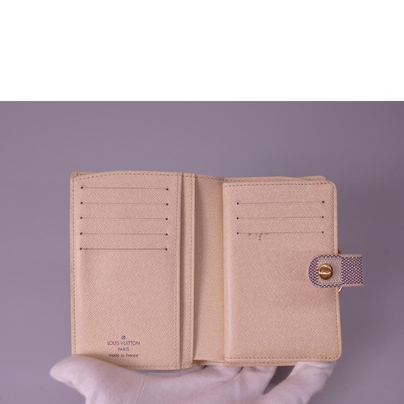 LV ルイ・ヴィトン/ポルトフォイユ・ヴィエノワ/ダミエ/アズール/N61676//MI2***/Bランク/76