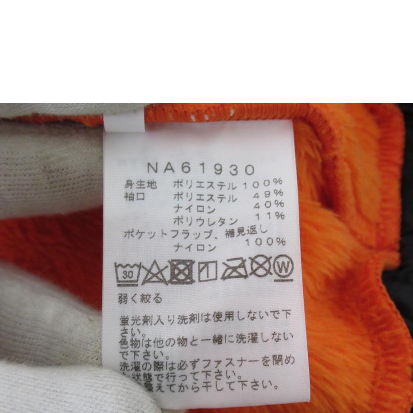 THE NORTH FACE/フリースジャケット/オレンジ/NA61930//Aランク/63