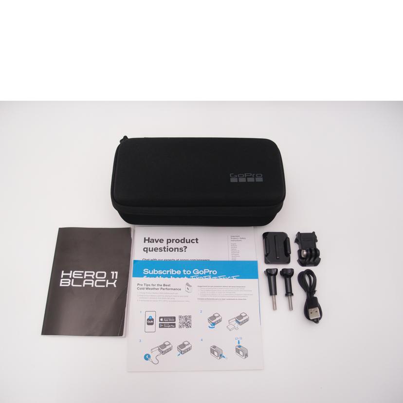 GoPro ゴープロ/HERO 11 BLACK/アクションカメラ/CHDHX-111-FW//C347 1327837222/Aランク/19