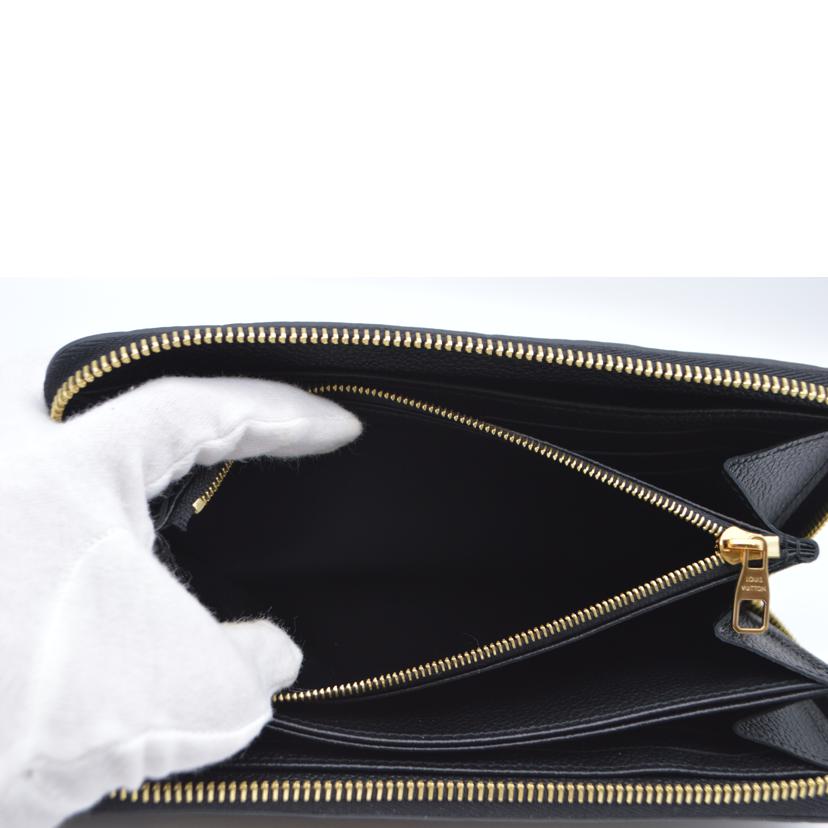 LV ルイヴィトン/ジッピーウォレット/モノグラム・アンプラント/ノワール/M61864//RFI****/ABランク/89