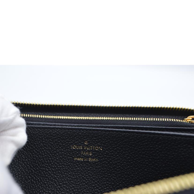 LV ルイヴィトン/ジッピーウォレット/モノグラム・アンプラント/ノワール/M61864//RFI****/ABランク/89