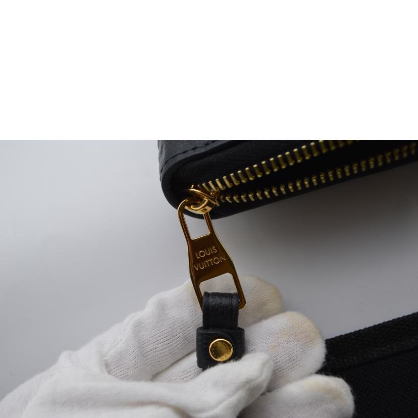 LV ルイヴィトン/ジッピーウォレット/モノグラム・アンプラント/ノワール/M61864//RFI****/ABランク/89