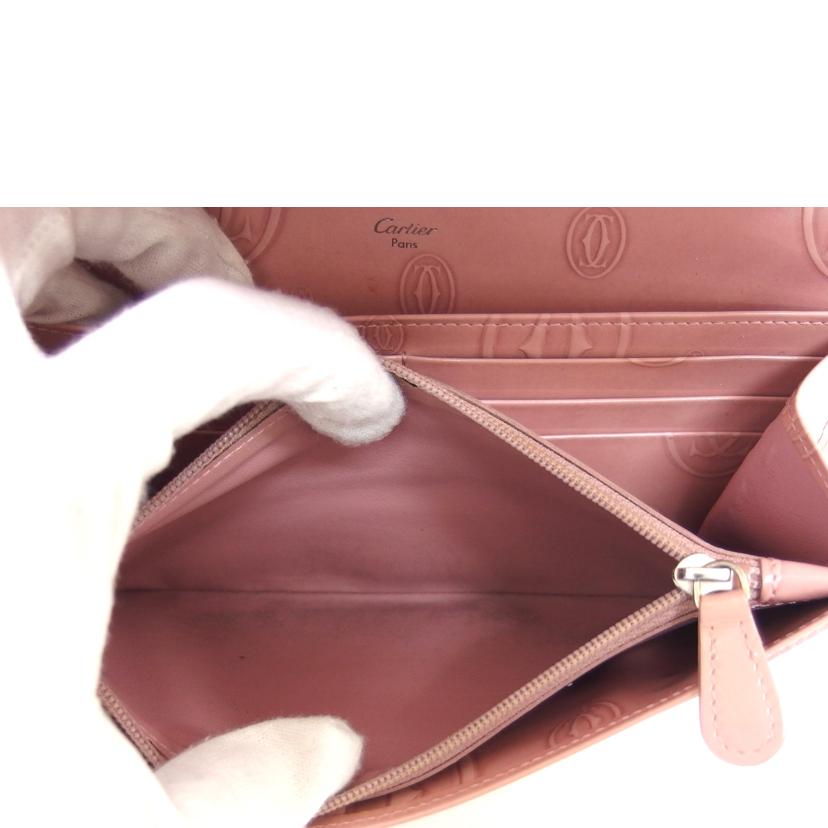 Cartier カルティエ/ハッピーバースデー長財布/パテント/ピンク/L3000785//RL1*****/Bランク/04