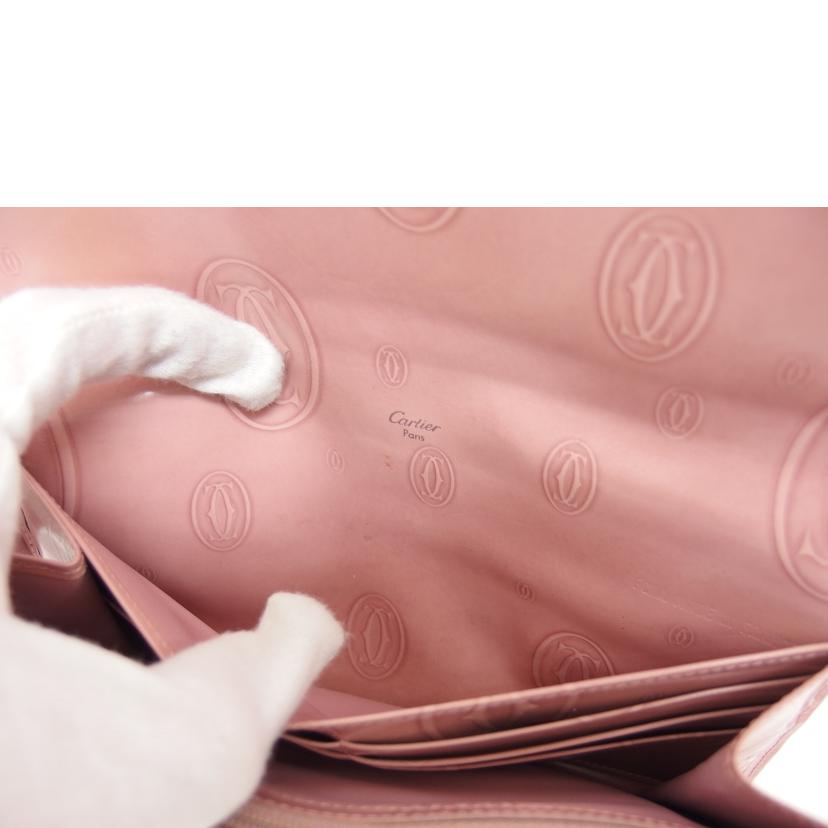 Cartier カルティエ/ハッピーバースデー長財布/パテント/ピンク/L3000785//RL1*****/Bランク/04